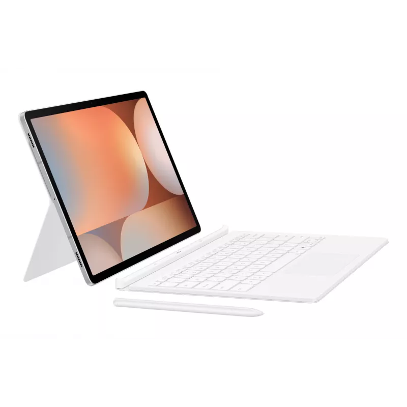 Samsung EF-DX825 QWERTZ tedesco Pogo Pin bianco