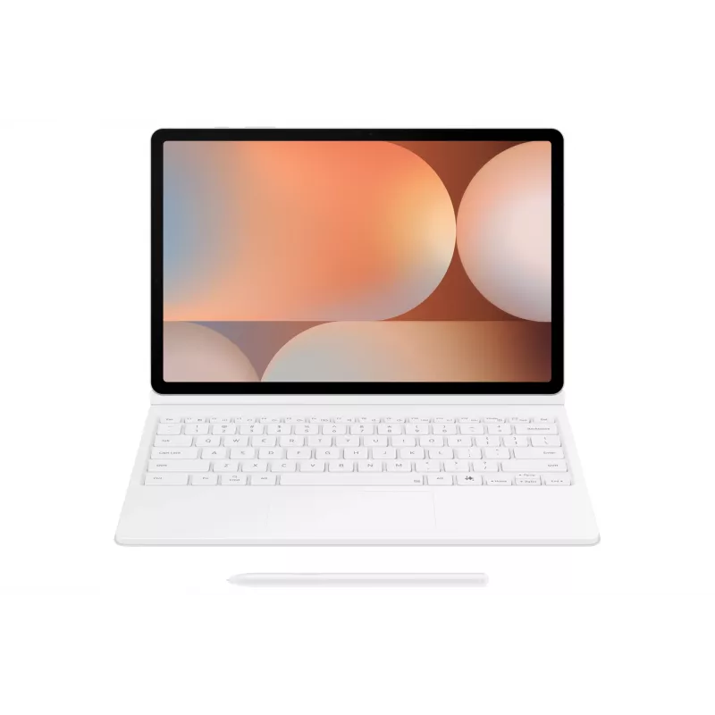 Samsung EF-DX825 QWERTZ tedesco Pogo Pin bianco