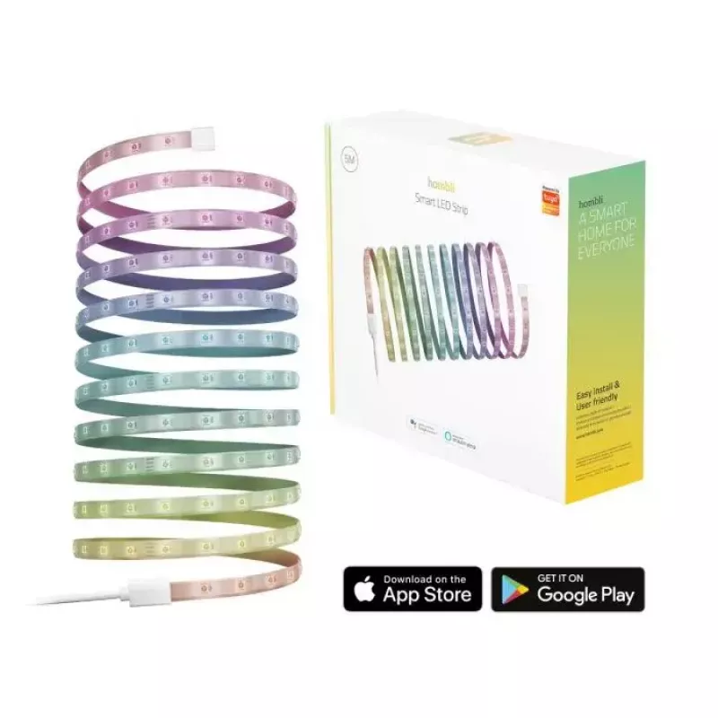 Striscia LED smart Hombli LED Strip RGB 5m