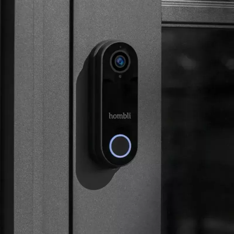 Smart Doorbell Hombli confezione nero bianco IP65 wireless 1080p