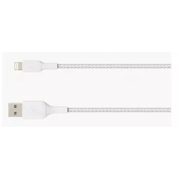 Cavo BELKIN Lightning a USB-A intrecciato 2 m bianco