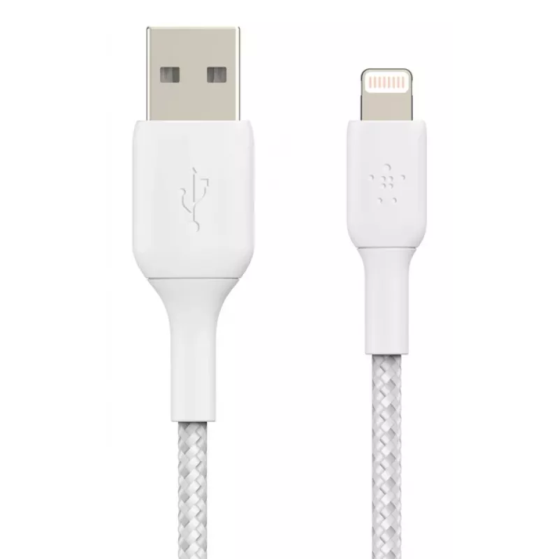 Cavo BELKIN Lightning a USB-A intrecciato 2 m bianco
