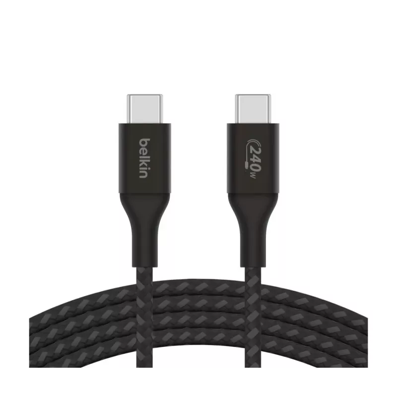 Cavo USB BELKIN - Boostcharge - Cavo USB-C a USB-C 240 W - 1 m - nero