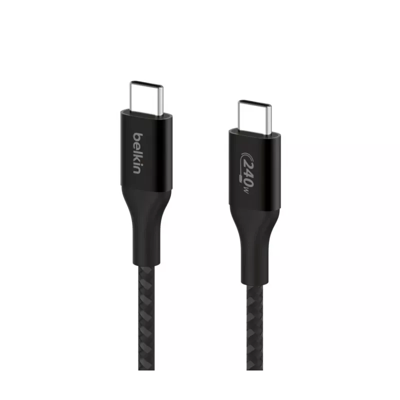 Cavo USB BELKIN - Boostcharge - Cavo USB-C a USB-C 240 W - 1 m - nero
