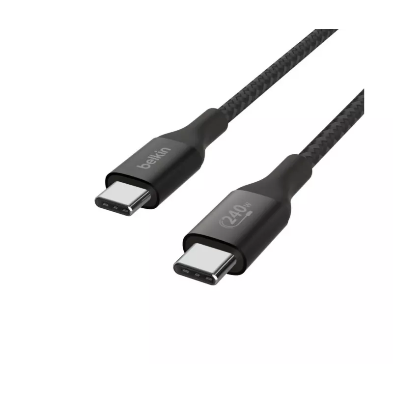 Cavo USB BELKIN - Boostcharge - Cavo USB-C a USB-C 240 W - 1 m - nero