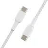 Cavo USB Belkin CAB004BT1MWH2PK USB 2.0 1 m USB C bianco