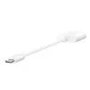 Adattatore di ricarica BELKIN Rockstar 3,5 mm audio + USB-C bianco