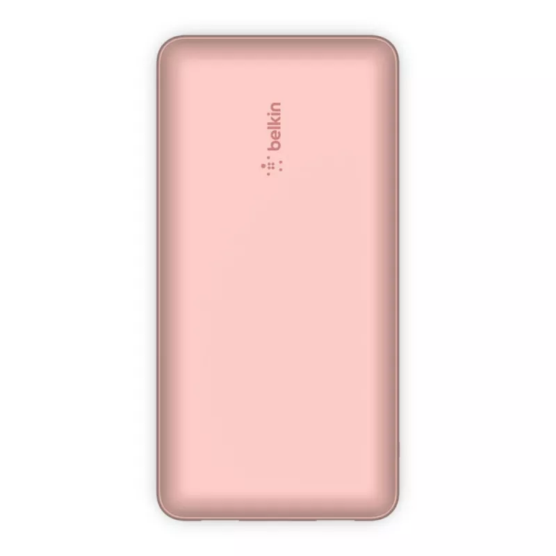 Powerbank BELKIN 20k USB-A e USB-C 15 W rosa
