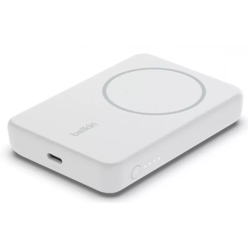 BELKIN Magnetic Wireless Power Bank 5000 mAh bianco