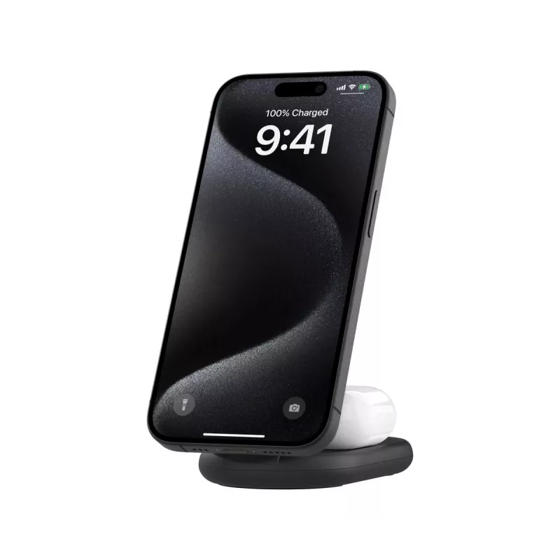 Caricabatterie wireless Belkin BoostCharge WIZ028VFBK ricarica rapida USB Type-C per interni