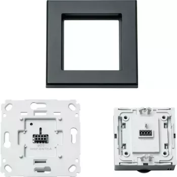 Termostato a parete HomeMatic HmIP-BWTH-A antracite 230V — regolatore di temperatura ambiente, alimentato da rete