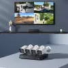 Reolink NVS8-8MB4 (PS4KB01-8) kit di videosorveglianza PoE, NVR a 8 canali con HDD da 2 TB + 4 telecamere, 8 MP 4K (3840x2160)