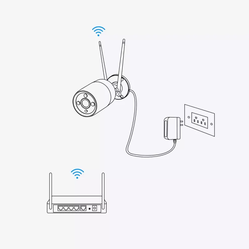 Telecamera di sorveglianza IP Reolink W330 4K Wi-Fi 6