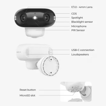 Telecamera di sorveglianza IP Reolink Argus Series B740X IP66
