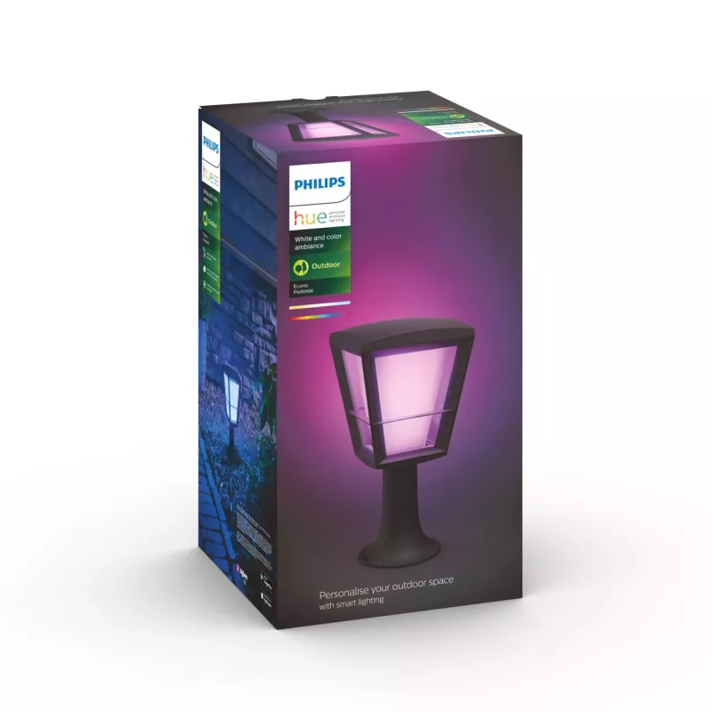 Philips Hue White and colour ambience Econic Outdoor Plafoniera da terra