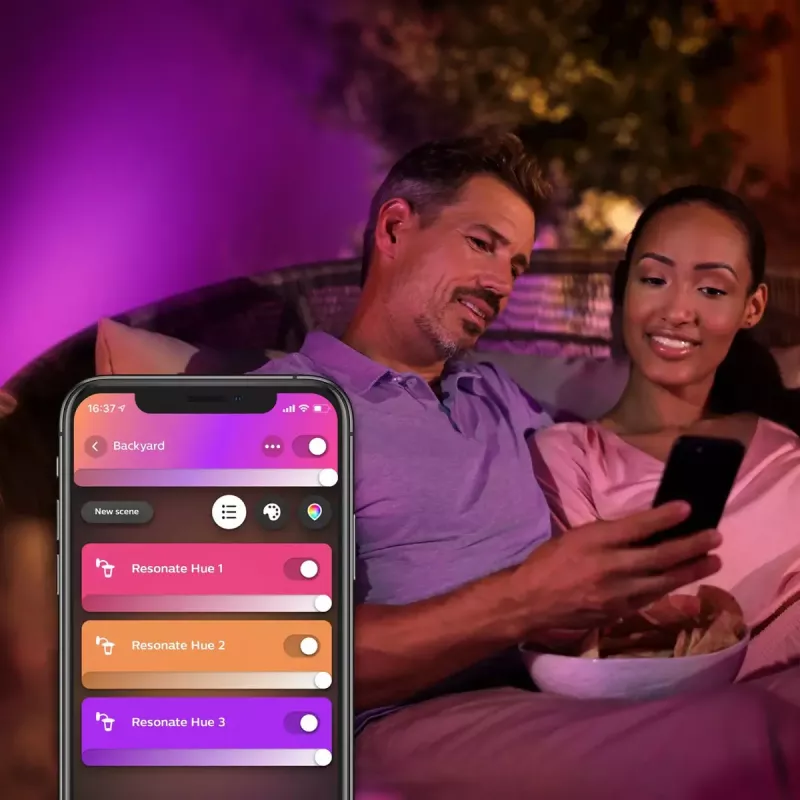 Applique da esterno Philips Hue White and colour ambiance Resonate