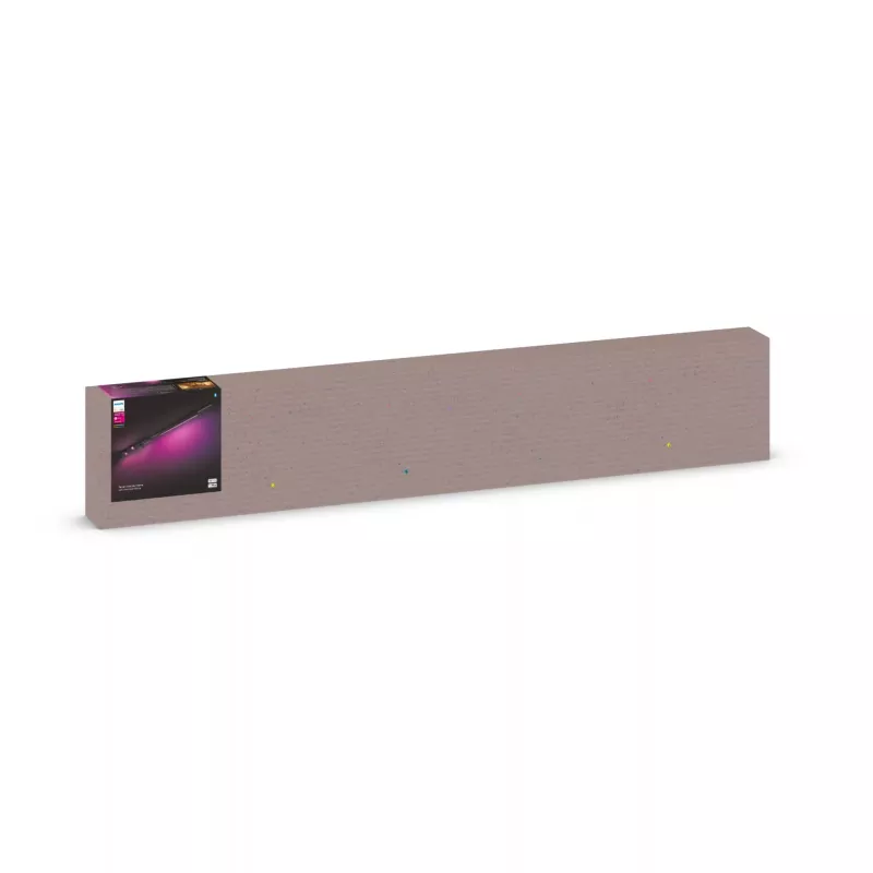 Faretto smart Philips Hue White and Colour Ambience Perifo kit base a soffitto dritto 3 faretti 1 barra luminosa