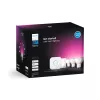 Philips Hue White and Colour Ambience Starter-Kit: 3 faretti smart GU10 + interruttore dimmer