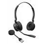 Jabra Engage 55 SE - USB-A UC Stereo, EMEA/APAC, senza fili, 40 - 16000 Hz, ufficio/call center, 83 g, cuffie, nero
