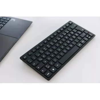 Tastiera CHERRY KW 9200 MINI universale USB + RF Wireless + Bluetooth QWERTZ tedesco nero