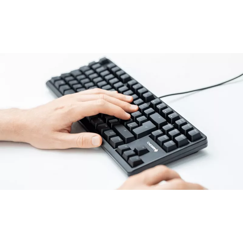 Tastiera CHERRY G80-3000N RGB TKL universale USB QWERTZ tedesco nero