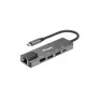 Equip adattatore multifunzione USB-C 5-in-1, HDMI, Gigabit-LAN, USB 3.2 Gen1, 100W USB PD
