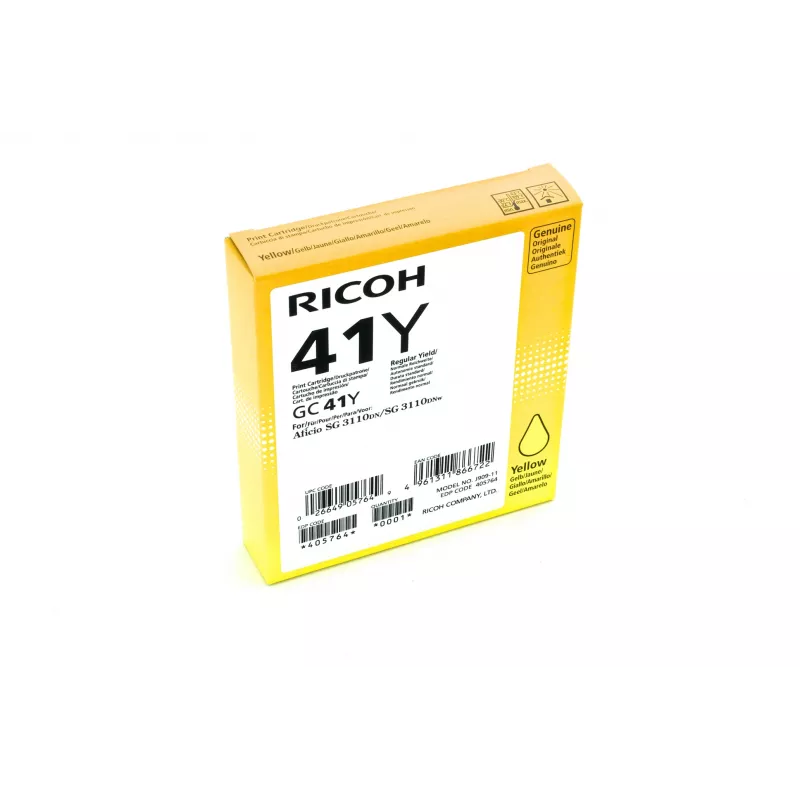 Ricoh 405764 cartuccia d'inchiostro 1 pz. originale giallo resa standard