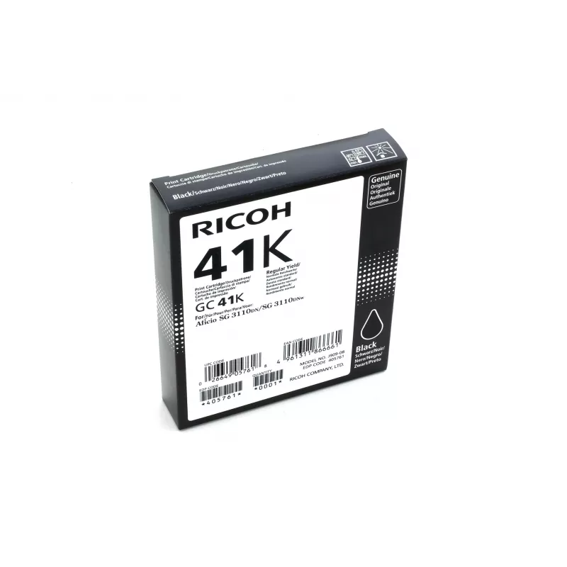 Ricoh 405761 cartuccia d'inchiostro 1 pz. originale nero fotografico resa standard