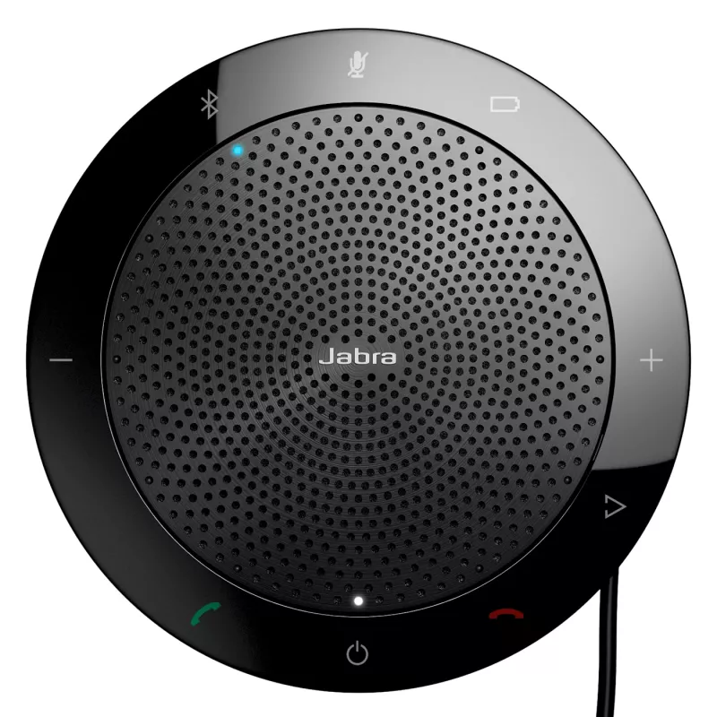Jabra Speak 510+ UC, universale, nero, 100 m, tasti, omnidirezionale, USB/Bluetooth