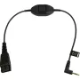 Cavo audio Jabra 8800-00-55 0,3 m QD jack 2,5 mm nero