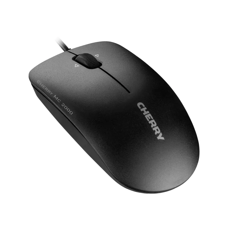 CHERRY MC 2000 Mouse con filo con rotella inclinabile, nero, USB