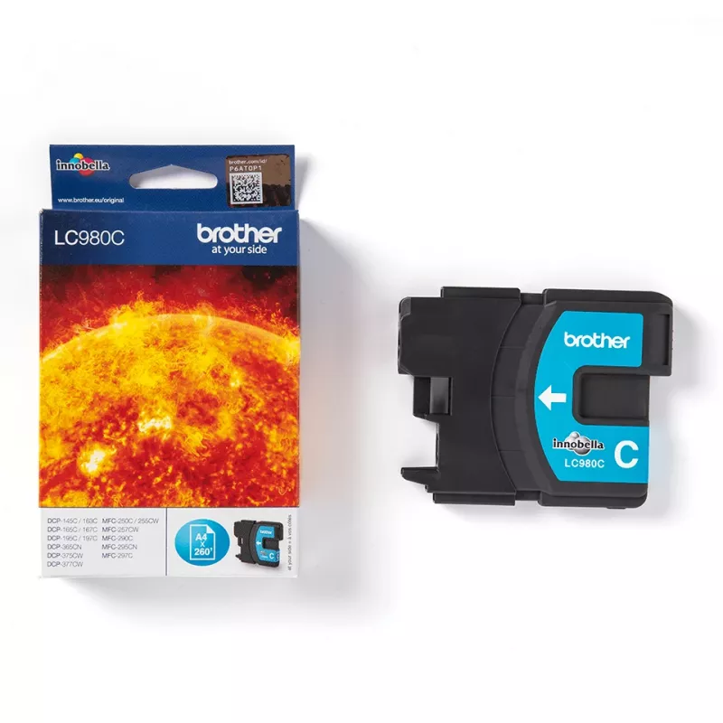 Brother LC980C cartuccia d'inchiostro 1 pz. originale ciano