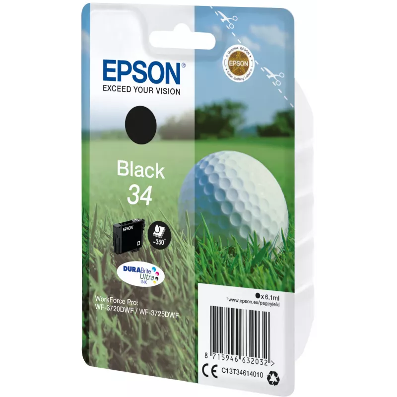 Epson Golfball confezione singola nero 34 DURABrite Ultra Ink