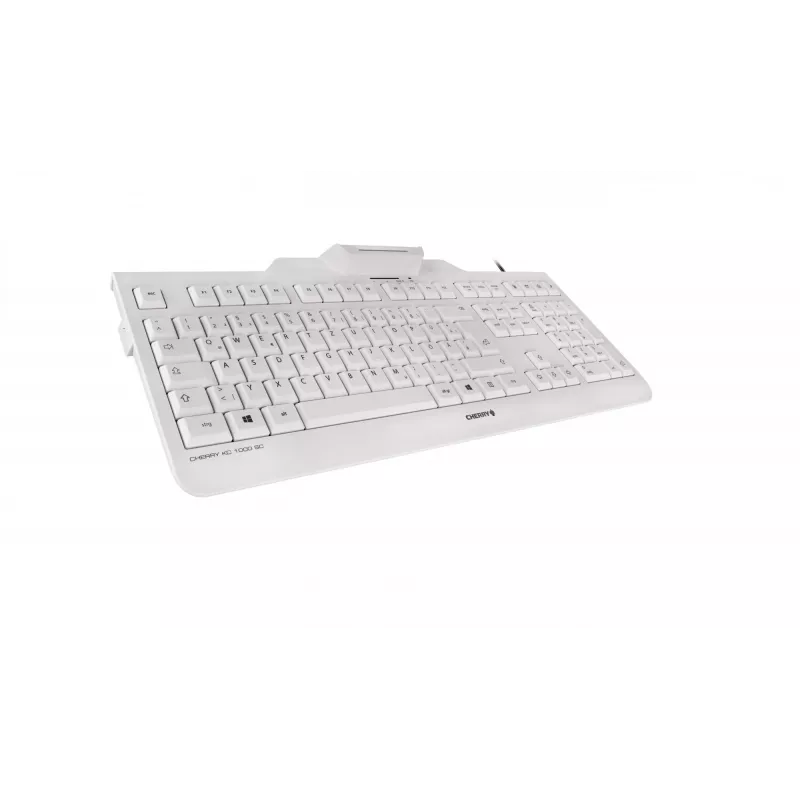 CHERRY KC 1000 SC Office USB QWERTZ tedesco grigio tastiera