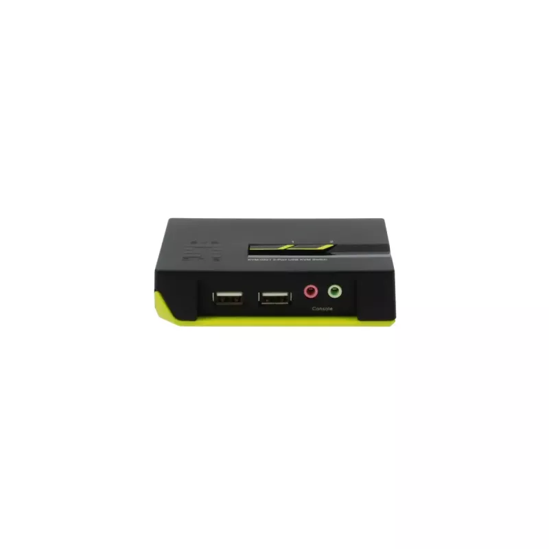 LevelOne switch KVM USB VGA 2 porte, supporto audio