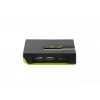 LevelOne switch KVM USB VGA 2 porte, 2048 x 1536 pixel, nero, verde