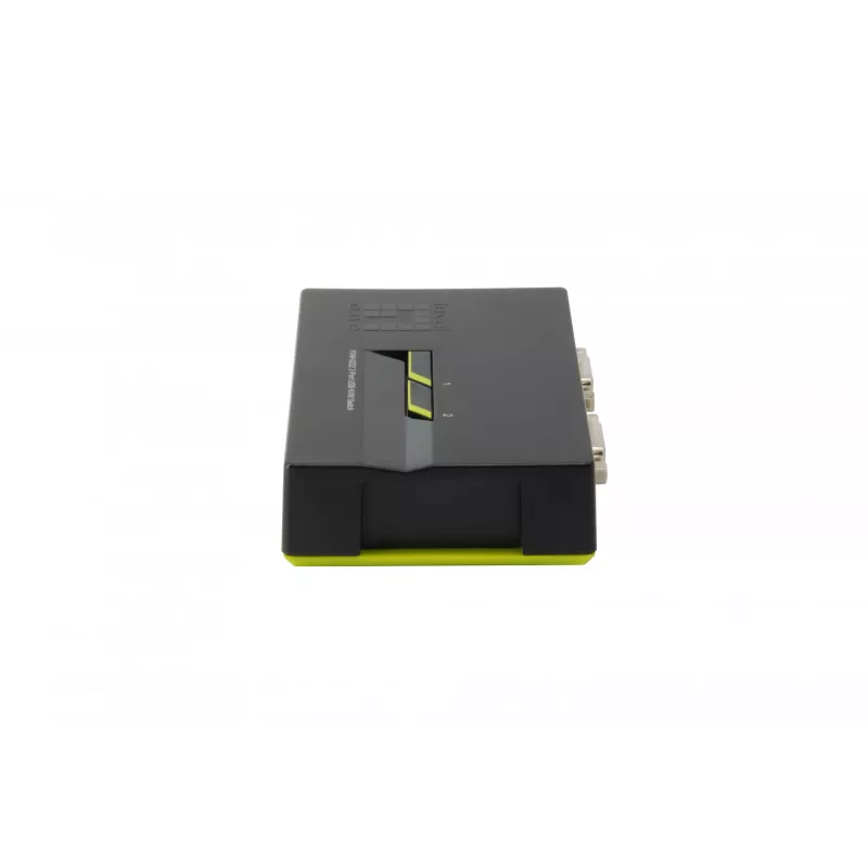 LevelOne switch KVM USB VGA 2 porte, 2048 x 1536 pixel, nero, verde