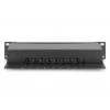 Patch panel DIGITUS CAT6 8 porte schermato nero 10in
