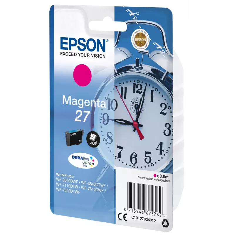 Epson Alarm clock confezione singola magenta 27 DURABrite Ultra Ink