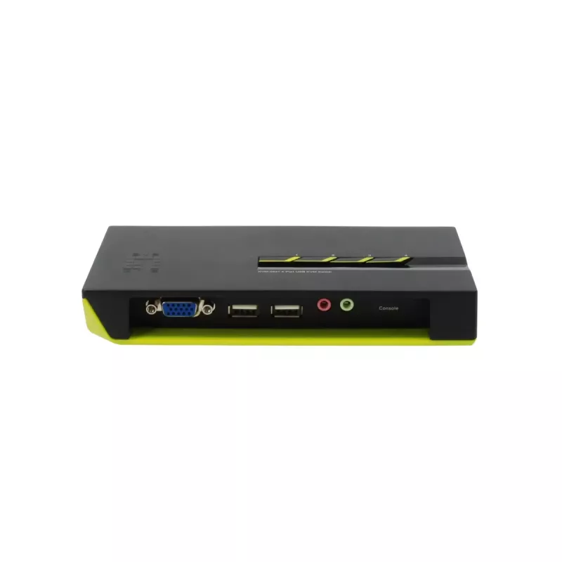 Switch KVM LevelOne 4 porte USB VGA, supporto audio