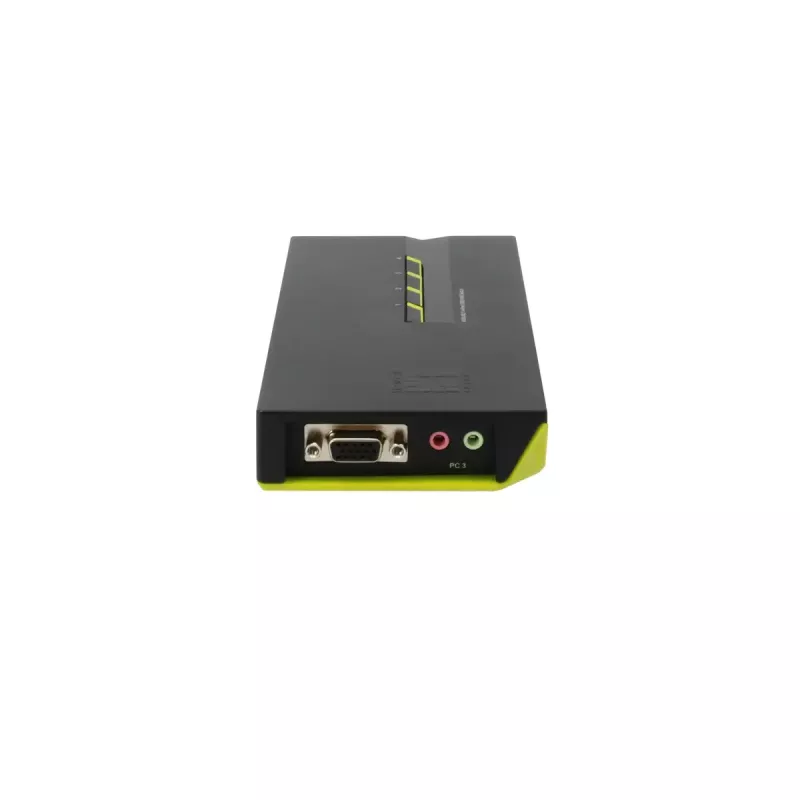 Switch KVM LevelOne 4 porte USB VGA, supporto audio