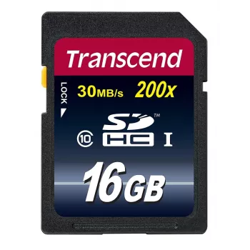 Memoria flash Transcend 16 GB SDHC Class 10 TS16GSDHC10