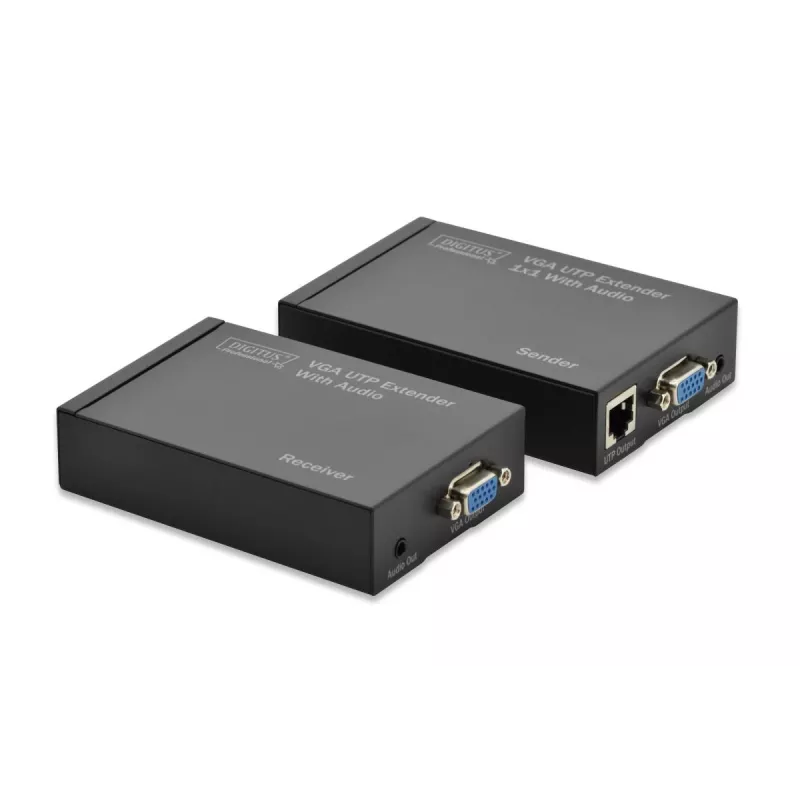 DIGITUS VGA Extender Over UTP set risoluzione max. 1920x1200