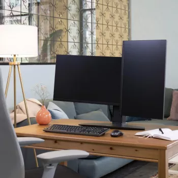 Supporto doppio monitor con sollevamento Ergotron Neo Flex 62,2 cm nero