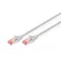 Cavo patch DIGITUS CAT6 S-FTP Cu LSZH AWG 27/7 lunghezza 1,5m - grigio