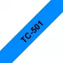 Nastro per etichette Brother 12mm, nero su blu, TC, nero, Giappone, 5 anno/i, Brother