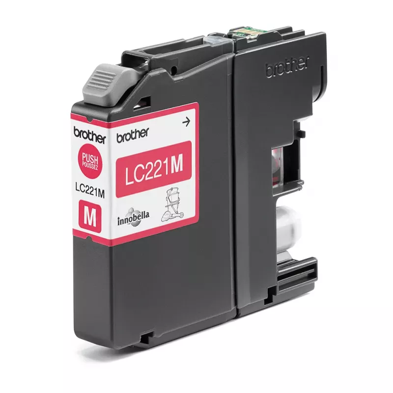 Brother LC221M Cartuccia d'inchiostro, magenta, 260 pagine