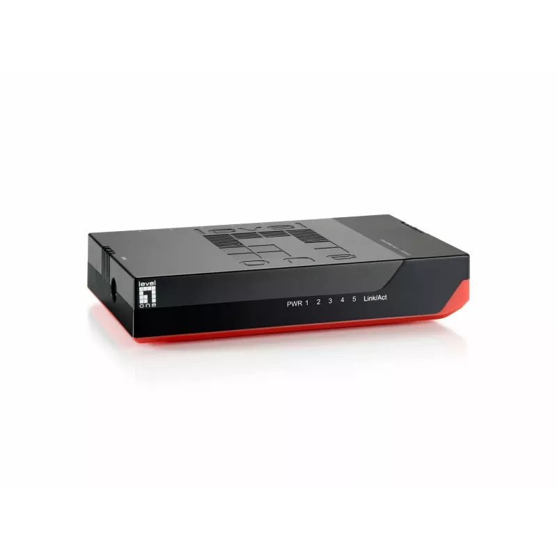 Switch Gigabit Ethernet 5 porte LevelOne GSW-0507