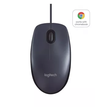 Mouse LOGITECH - B100 - ottico - nero