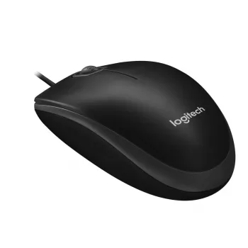Mouse LOGITECH - B100 - ottico - nero